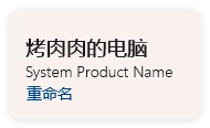 win11可以改电脑的名字